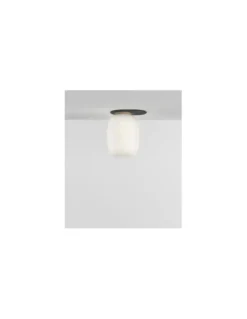 Plafón de techo Misko - B.lux - Diseño japonés en madera con difusor de vidrio soplado