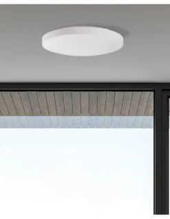 Plafón de Techo Moon - ACB - Plafón circular blanco para baño
