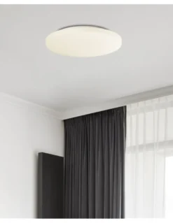 Plafón de Techo Moon - ACB - Plafón circular blanco para baño