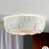 Plafón de techo Quios – Schuller – Lámpara decorativa, acabado blanco roto