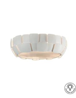 Plafón de techo Quios – Schuller – Lámpara decorativa, acabado blanco roto