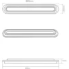 Plafón de techo Solomon – AJP – Lámpara horizontal LED
