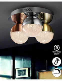 Plafón de techo Sphere – Schuller – Lámpara decorativa LED regulable