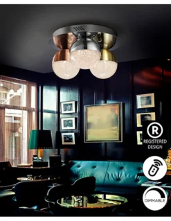 Plafón de techo Sphere – Schuller – Lámpara decorativa LED regulable