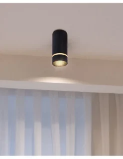 Plafón de techo Split - Mantra - Foco de superficie cilíndrico