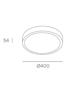 Plafón de techo Stac - FORLIGHT - Diseño circular LED