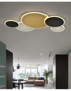 Plafón de techo Umbra – Schuller – Lámpara LED regulable, diseño minimalista