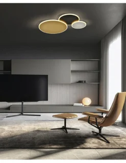 Plafón de techo Umbra – Schuller – Lámpara minimalista LED de tres colores