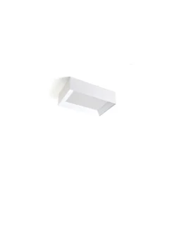 Plafón de techo Volum - Massmi - Diseño rectangular de algodón opaco en blanco o negro