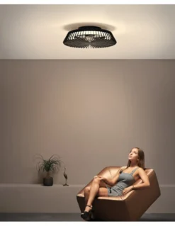 Plafón ventilador Himalaya by Santiago Sevillano - Mantra - Con luz, silencioso y SMART (Alexa, Google)