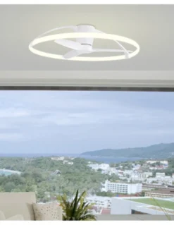 Plafón ventilador Nepal, by José Ignacio Ballester - Mantra - SMART y silencioso, diseño moderno