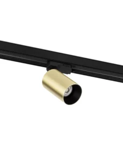 Proyector de carril Stan - Faro - Diseño cilíndrico de aluminio con luz orientable