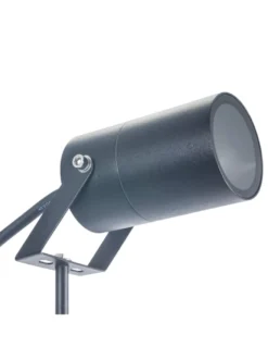 Proyector de exterior Hit - FORLIGHT - Lámpara con estaca negra, IP65