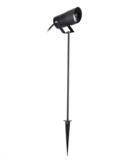 Proyector de exterior Ousia - FORLIGHT - Lámpara con estaca negra, IP65