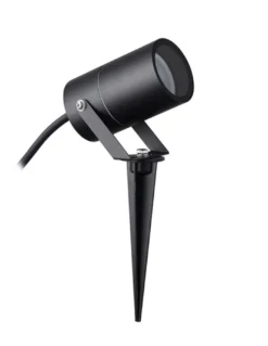 Proyector de exterior Quebec – Mantra – Lámpara estaca negra, GU10