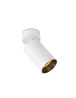 Proyector de techo/pared Stan - Faro - Lámpara orientable en blanco o negro