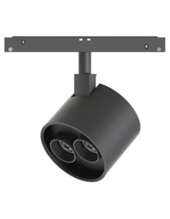 Proyector para carril magnético Hera R11 - Conalux - Foco orientable negro