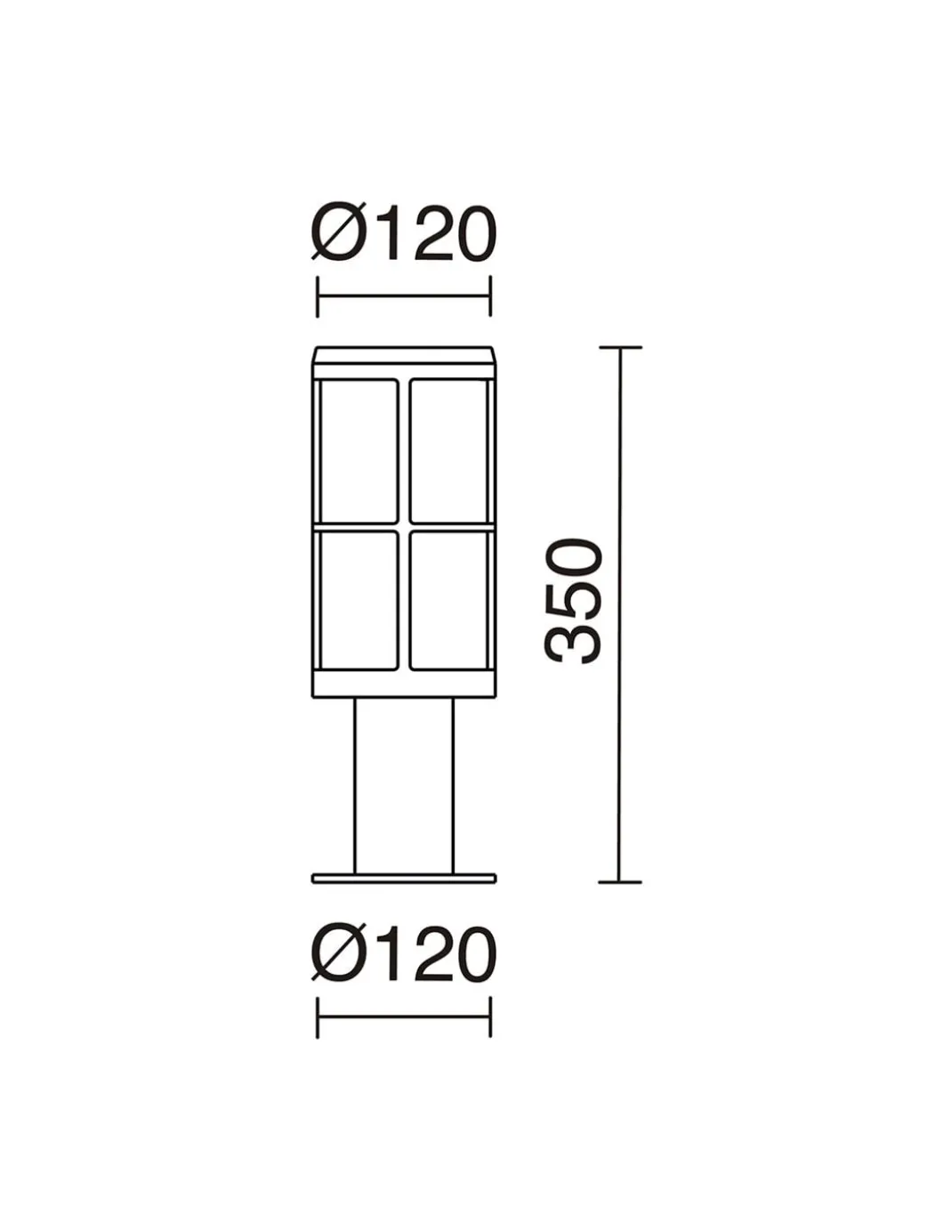 Sobremuro de exterior Lug - Novolux Lighting - Diseño industrial en blanco o antracita