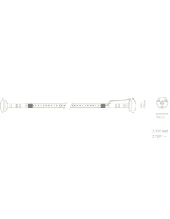 Tensor LED 230V Elegance - Nexia - Tira LED para iluminación arquitectónica
