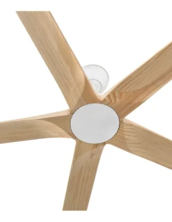 Ventilador de techo Bigwood 20 XL - Faro - Palas de madera FSC de pino, motor DC