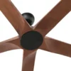 Ventilador de techo Bigwood 24 XXL - Faro - Palas de madera FSC de nogal, motor DC