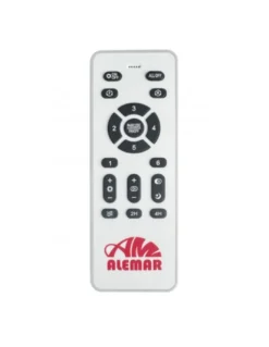 Ventilador de techo con luz Ecos - AJP - Ventilador blanco con palas retráctiles