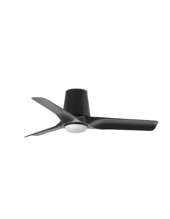 Ventilador de techo con luz Hey Tub LED S - Faro - Madera oscura, motor DC