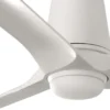 Ventilador de techo con luz Hey Tub LED S - Faro - Diseño blanco, motor DC