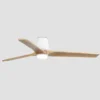 Ventilador de techo con luz Heywood Tub LED L - Faro - Ventilador DC de pino