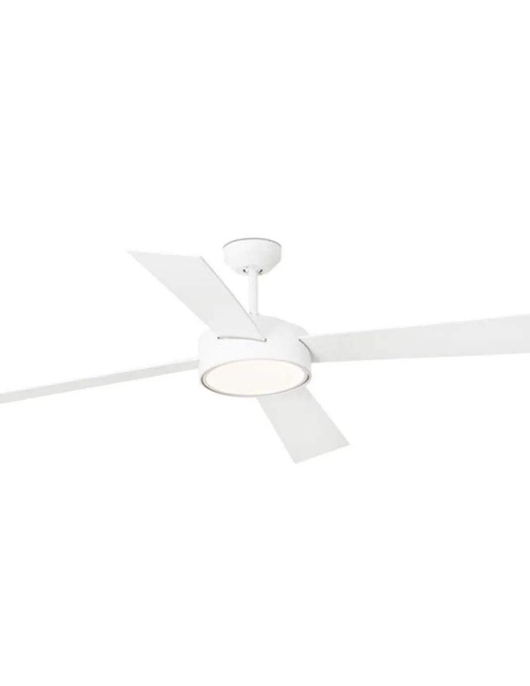 Ventilador de techo con luz Hydra - Faro - Ventilador blanco ultrasilencioso