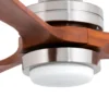 Ventilador de techo con luz Lantau L - Faro - Ventilador DC de nogal