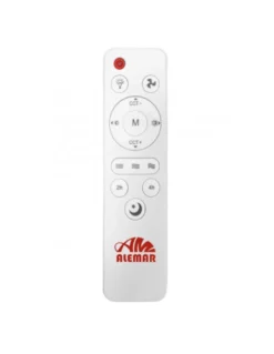 Ventilador de techo con luz Nano - AJP - Ventilador blanco LED, motor DC, 3 velocidades