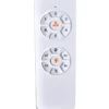 Ventilador de techo con luz Nilo - ALG - Palas fijas efecto madera con acabado blanco y función verano/invierno