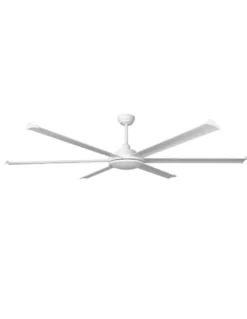 Ventilador de techo con luz Rotterdam 20 XL LED - Faro - Ventilador DC blanco, tamaño grande
