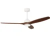 Ventilador de techo con luz Stem Evo - FORLIGHT - Ventilador LED de madera oscura