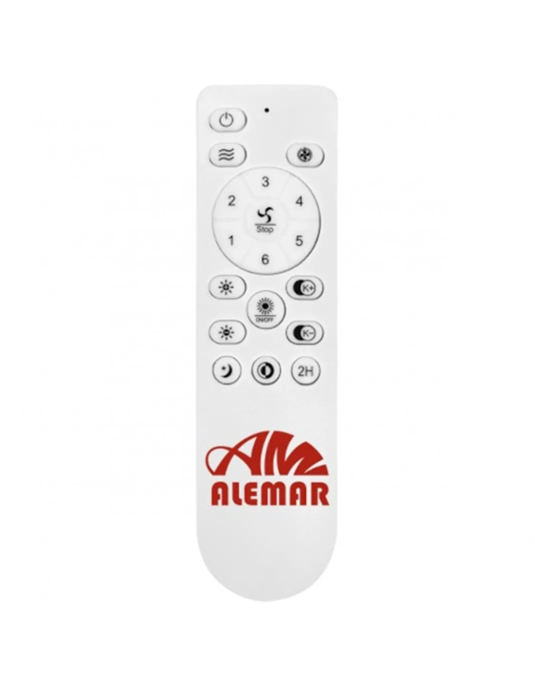 Ventilador de techo con luz Tauro - AJP – Ventilador de madera LED, 2 alturas