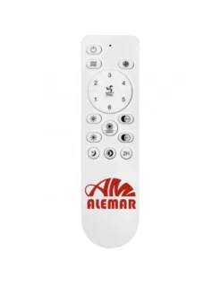 Ventilador de techo con luz Tauro - AJP - Ventilador blanco, pequeño y silencioso