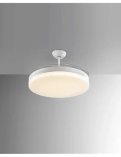 Ventilador de techo con luz Vento - Schuller - Ventilador LED con palas retráctiles