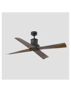 Ventilador de techo con o sin luz Winche - Faro - Ventilador apto para exterior, silencioso y buen caudal de aire