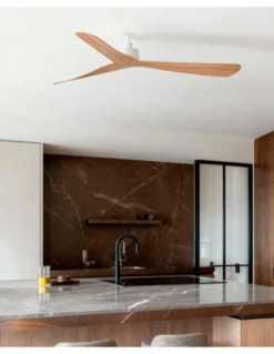 Ventilador de techo empotrado smart sin luz Rocker Recessed M - Faro - Ventilador inteligente con control Tuya