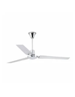 Ventilador de techo Indus - Faro - Ventilador sin luz blanco para habitaciones medianas