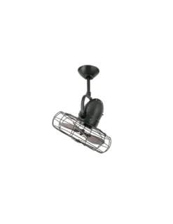 Ventilador de techo Keiki - Faro - Ventilador pequeño y orientable, estilo industrial