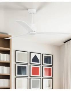 Ventilador de techo Nassau - Faro - Ventilador DC sin luz, blanco o marrón