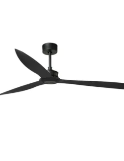 Ventilador de techo negro con motor DC JUST Fan - Faro