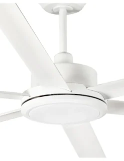 Ventilador de techo Rotterdam 25 XXL - Faro - Ventilador DC blanco, tamaño grande