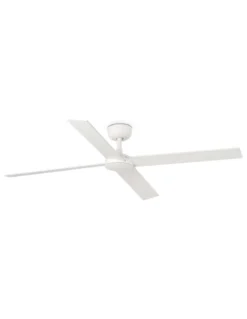 Ventilador de techo Rudder L - Faro - Palas reversible blanco/fresno