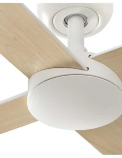 Ventilador de techo Rudder L - Faro - Palas reversible blanco/fresno