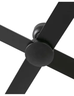 Ventilador de techo Rudder L - Faro - Palas reversibles negro/nogal