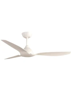 Ventilador de techo sin luz Duero - ALG - 3 palas fijas en blanco con 6 velocidades