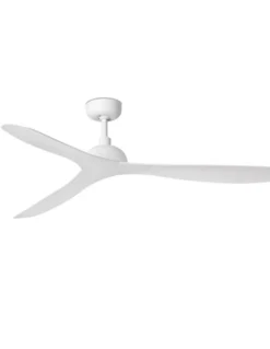 Ventilador de techo sin luz Gotland - Faro - Ventilador blanco, ultrasilencioso con tres aspas